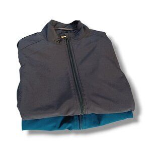 Cherokee Womens Scrub Jackets Tops Iflex Knit Warm Up Zip Front Stretch Size S